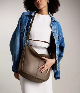 Bolso hobo de piel Jolie