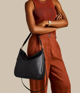 Bolso hobo de piel Jolie