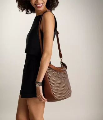 Bolso hobo de piel Jolie