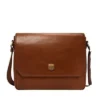 Bolso mensajero de cuero Hayes