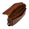 Bolso mensajero de cuero Hayes