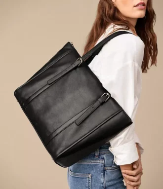 Bolso tote de cuero Carlie