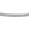 Brazalete de acero inoxidable con textura lineal Harlow