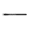 Bronson Leather Essentials Pulsera de cuero negro