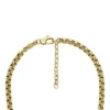 Cadenas Ellis Core Collar de cadena de acero inoxidable dorado