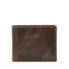 Cartera con RFID de cuero Derrick