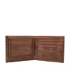 Cartera con RFID de cuero Derrick