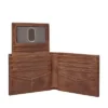 Cartera con RFID de cuero Derrick