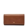 Cartera con solapa RFID de cuero Logan