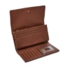Cartera con solapa RFID de cuero Logan