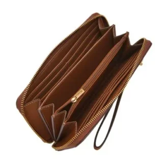 Cartera continental con cremallera Lennox