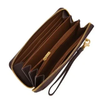 Cartera continental con cremallera Lennox