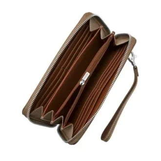 Cartera continental con cremallera Lennox