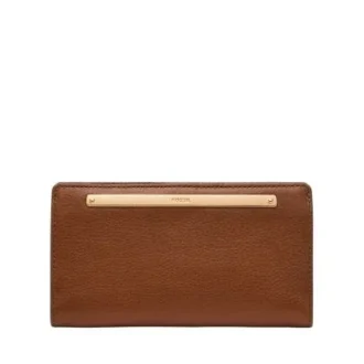 Cartera delgada de cuero Liza