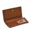 Cartera delgada de cuero Liza