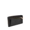 Cartera tipo clutch con cremallera RFID de cuero Logan Cartera tipo clutch con cremallera RFID de cuero Logan