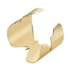 Colección Butterfly Pulsera tipo brazalete de acero inoxidable dorado
