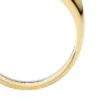 Colección Ellis Domed Anillo apilable de acero inoxidable en dos tonos
