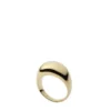 Colección Ellis Domed Anillo de acero inoxidable dorado