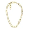 Collar con cadena de acero inoxidable dorado Heritage D-Link Collar con cadena de acero inoxidable dorado Heritage D-Link