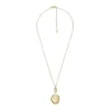 Collar con cadena de acero inoxidable tono dorado Heritage Collar con cadena de acero inoxidable tono dorado Heritage