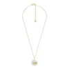 Collar con colgante de acero inoxidable chapado en oro Sutton Evil Eye