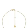 Collar con colgante de acero inoxidable chapado en oro Sutton Evil Eye