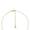 Collar con colgante de acero inoxidable dorado de la colección Sutton Butterfly