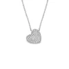 Collar con colgante de acero inoxidable Sutton Glitz Heart Collar con colgante de acero inoxidable Sutton Glitz Heart