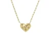 Collar con colgante de corazón de acero inoxidable dorado Sadie All My Love Collar con colgante de corazón de acero inoxidable dorado Sadie All My Love