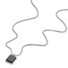Collar con colgante de ágata negra Carraway All Stacked Up