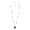 Collar con colgante de ágata negra Carraway All Stacked Up