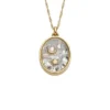 Collar con colgante de luna y estrella de acero inoxidable dorado Sutton Shaky Glitz Collar con colgante de luna y estrella de acero inoxidable dorado Sutton Shaky Glitz