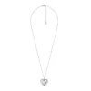Collar con colgante giratorio de acero inoxidable Sutton Legacy Heart