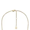 Collar con colgante Heritage Legacy Charm de acero inoxidable dorado Collar con colgante Heritage Legacy Charm de acero inoxidable dorado