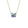 Collar con colgante multicolor de alas de mariposa Sutton Collar con colgante multicolor de alas de mariposa Sutton