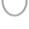 Collar de acero inoxidable con cadena de textura lineal Harlow