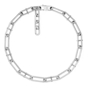 Collar de cadena de acero inoxidable Heritage D-Link