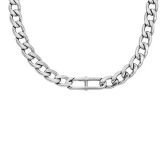 Collar de cadena de acero inoxidable Heritage D-Link