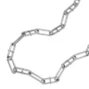 Collar de cadena de acero inoxidable Heritage D-Link Collar de cadena de acero inoxidable Heritage D-Link