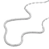 Collar de cadena de acero inoxidable Heritage D-Link Glitz Collar de cadena de acero inoxidable Heritage D-Link Glitz