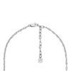 Collar de cadena de acero inoxidable Heritage D-Link Glitz Collar de cadena de acero inoxidable Heritage D-Link Glitz