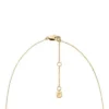 Collar de tenis con eslabones en forma de corazón de latón dorado Sutton Love-All