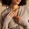 Collar doble Heritage Pearl D-Link con perlas blancas de agua dulce sintéticas