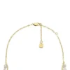 Collar doble Heritage Pearl D-Link con perlas blancas de agua dulce sintéticas