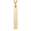 Collar Drew con cadena de acero inoxidable dorado