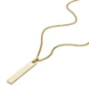 Collar Drew con cadena de acero inoxidable dorado