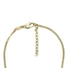 Collar Drew con cadena de acero inoxidable dorado