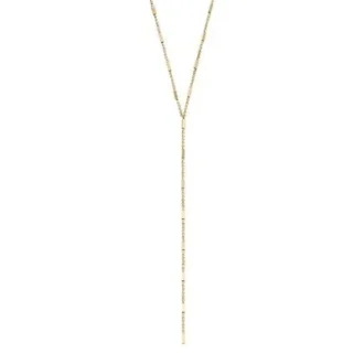 Collar Ellis All Stacked Up en acero inoxidable dorado con cuello en Y Collar Ellis All Stacked Up en acero inoxidable dorado con cuello en Y