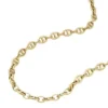 Collar Heritage D-Link de cadena de ancla en acero inoxidable dorado
